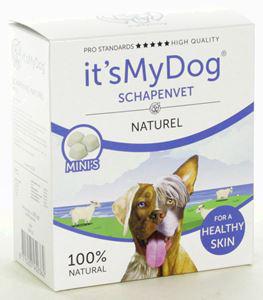 Its My Dog - Schapenvet Mini Naturel 80 stuks